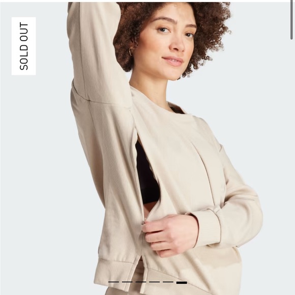 Adidas maternity and nursing sweatshirt in color “wonder beige” size small - Picture 3 of 6
